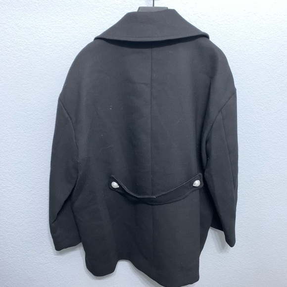 Kate Spade Broome Street Modern Peacoat Jacket Black NJMU9268 Womens sz Large - Picture 7 of 8